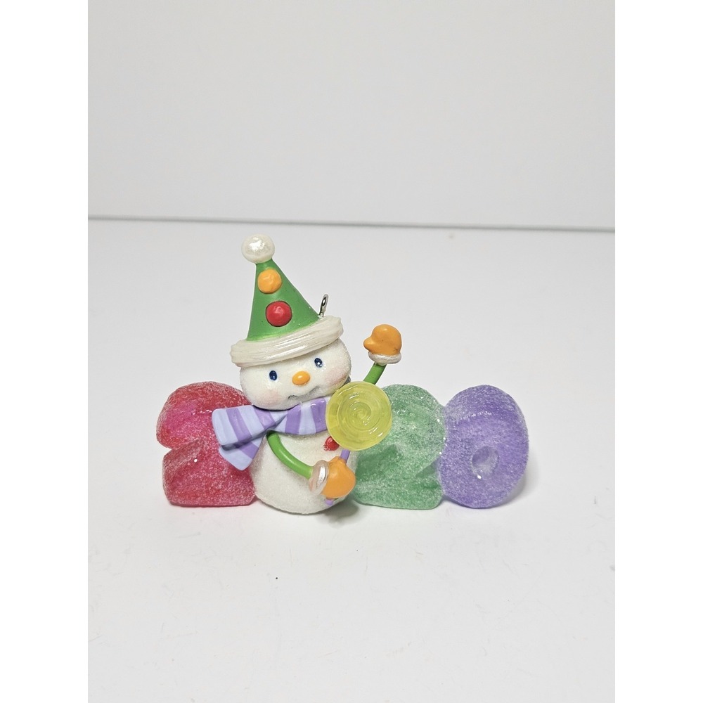 2020 Hallmark Keepsake Sweet Decade #1 Snowman Christmas Ornament Boxed QXR9154 - Picture 5 of 8